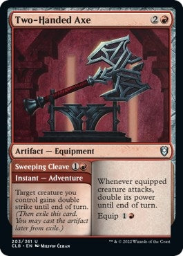 Two-Handed Axe (203) (Commander Legends: Battle for Baldur's Gate) (CLB)