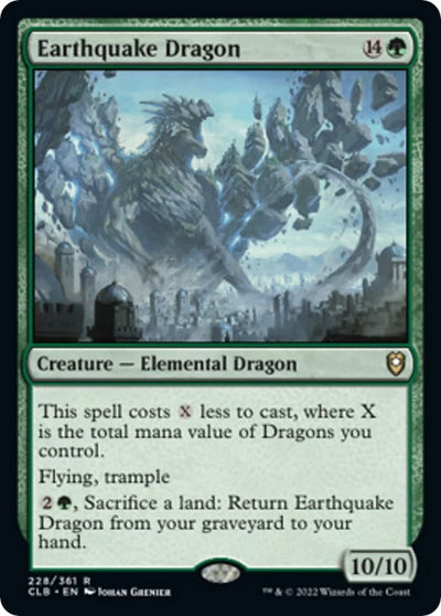 Earthquake Dragon (228) (Commander Legends: Battle for Baldur's Gate)