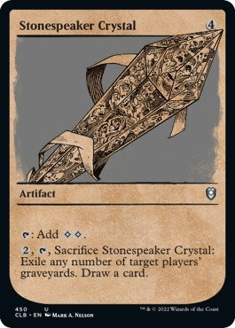 Stonespeaker Crystal (Showcase) (450) (Commander Legends: Battle for Baldur's Gate) (CLB)