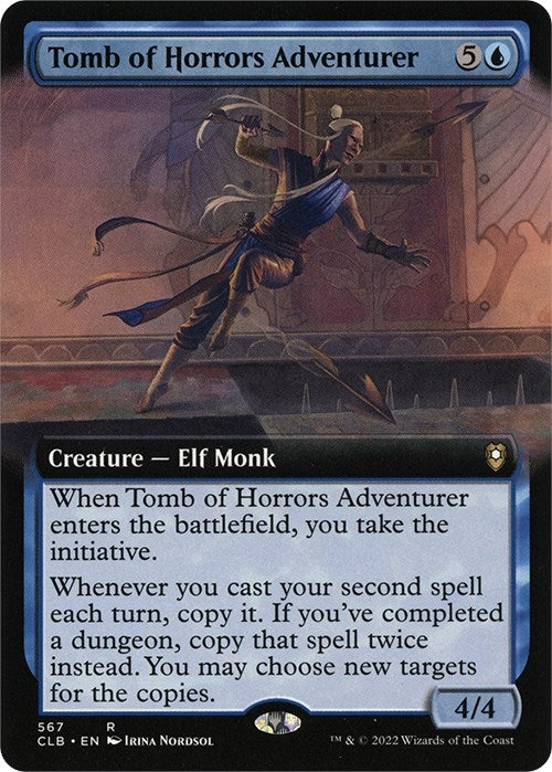Tomb of Horrors Adventurer (Extended Art) (567) (Commander Legends: Battle for Baldur's Gate)