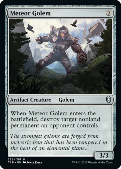 Meteor Golem (323) (Commander Legends: Battle for Baldur's Gate)