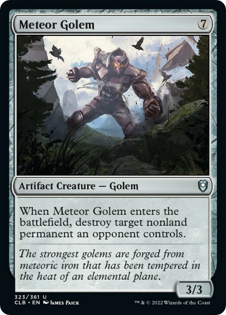 Meteor Golem (323) (Commander Legends: Battle for Baldur's Gate)