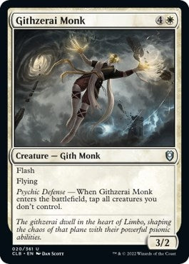 Githzerai Monk (20) (Commander Legends: Battle for Baldur's Gate)