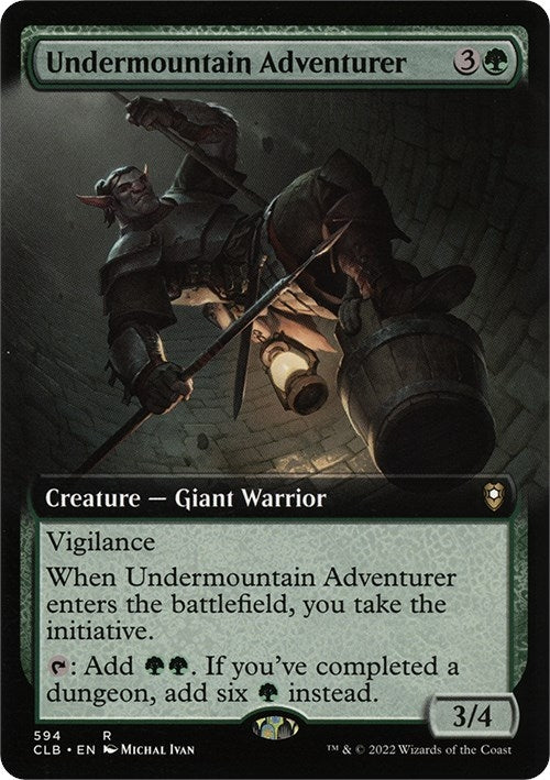 Undermountain Adventurer (Extended Art) (594) (Commander Legends: Battle for Baldur's Gate)