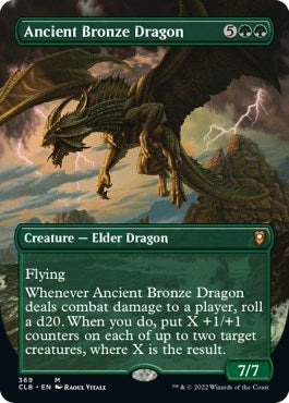 Ancient Bronze Dragon (Borderless) (369) (Commander Legends: Battle for Baldur's Gate)