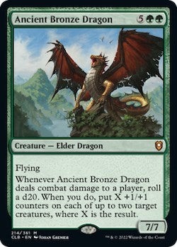 Ancient Bronze Dragon (214) (Commander Legends: Battle for Baldur's Gate)