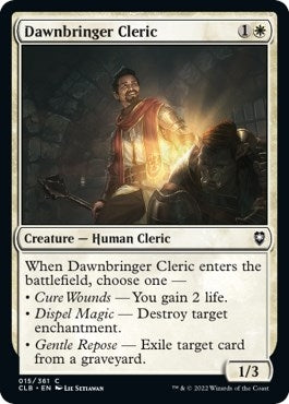 Dawnbringer Cleric (15) (Commander Legends: Battle for Baldur's Gate)