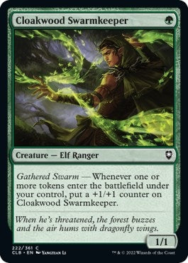 Cloakwood Swarmkeeper (222) (Commander Legends: Battle for Baldur's Gate)
