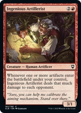 Ingenious Artillerist (182) (Commander Legends: Battle for Baldur's Gate) (CLB)
