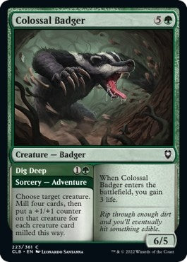 Colossal Badger (223) (Commander Legends: Battle for Baldur's Gate)
