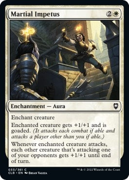 Image for Martial Impetus (33) (Commander Legends: Battle for Baldur's Gate) - Magic: The Gathering