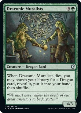 Draconic Muralists (224) (Commander Legends: Battle for Baldur's Gate)