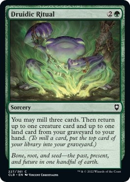 Druidic Ritual (227) (Commander Legends: Battle for Baldur's Gate)