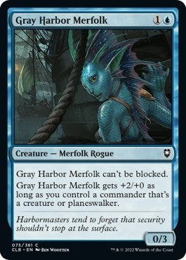 Gray Harbor Merfolk (75) (Commander Legends: Battle for Baldur's Gate)