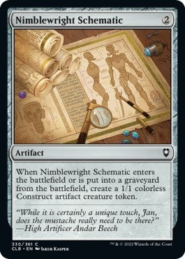 Nimblewright Schematic (330) (Commander Legends: Battle for Baldur's Gate)