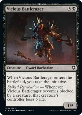 Vicious Battlerager (155) (Commander Legends: Battle for Baldur's Gate)