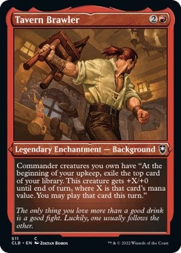 Tavern Brawler (Foil Etched) (511) (Commander Legends: Battle for Baldur's Gate) (CLB)