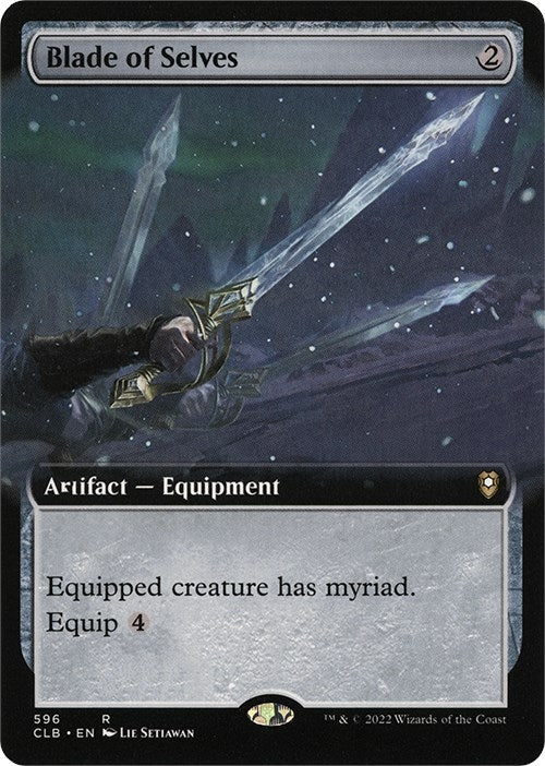 Blade of Selves (Extended Art) (596) (Commander Legends: Battle for Baldur's Gate)