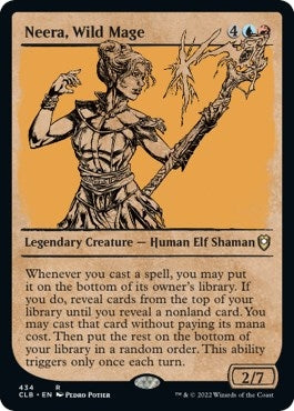 Neera, Wild Mage (Showcase) (434) (Commander Legends: Battle for Baldur's Gate)
