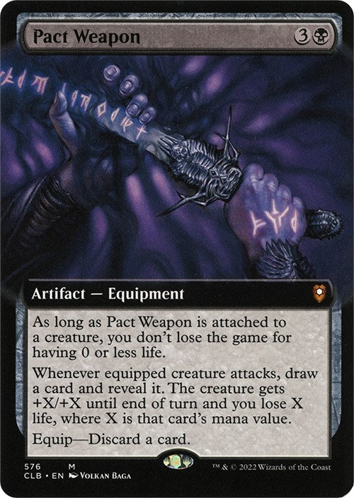 Pact Weapon (Extended Art) (576) (Commander Legends: Battle for Baldur's Gate)