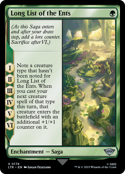 Long List of the Ents (LTR-174) - The Lord of the Rings: Tales of Middle-earth