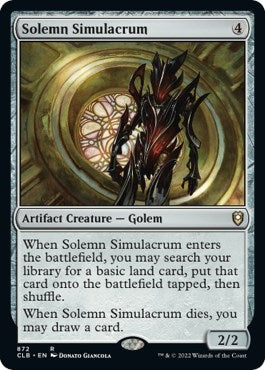 Solemn Simulacrum (872) (Commander Legends: Battle for Baldur's Gate)