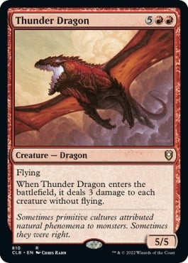Thunder Dragon (810) (Commander Legends: Battle for Baldur's Gate)