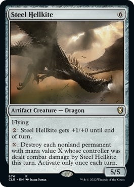 Steel Hellkite (874) (Commander Legends: Battle for Baldur's Gate)
