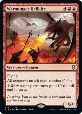 Warmonger Hellkite (814) (Commander Legends: Battle for Baldur's Gate)
