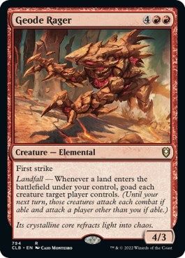 Geode Rager (794) (Commander Legends: Battle for Baldur's Gate)