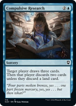 Image for Compulsive Research (715) (Commander Legends: Battle for Baldur's Gate) - Magic: The Gathering