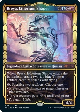 Breya, Etherium Shaper (Gilded Foil) (454) (Secret Lair Drop Series)