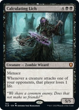 Calculating Lich (742) (Commander Legends: Battle for Baldur's Gate)