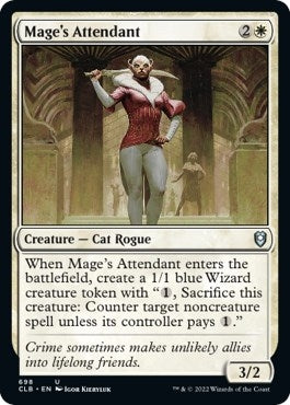 Mage's Attendant (698) (Commander Legends: Battle for Baldur's Gate)