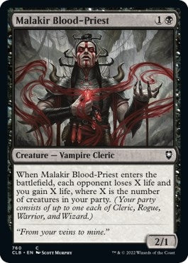 Malakir Blood-Priest (760) (Commander Legends: Battle for Baldur's Gate)