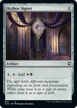 Orzhov Signet (867) (Commander Legends: Battle for Baldur's Gate)