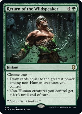 Return of the Wildspeaker (831) (Commander Legends: Battle for Baldur's Gate)