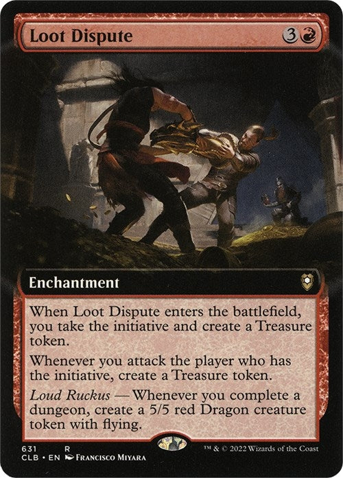 Loot Dispute (Extended Art) (631) (Commander Legends: Battle for Baldur's Gate)