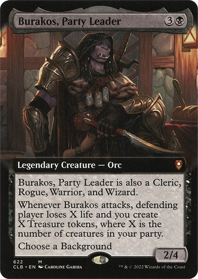 Burakos, Party Leader (Extended Art) (622) (Commander Legends: Battle for Baldur's Gate)
