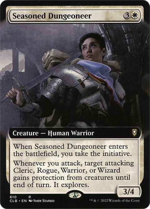Seasoned Dungeoneer (Extended Art) (610) (Commander Legends: Battle for Baldur's Gate) (CLB)