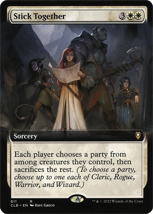Stick Together (Extended Art) (611) (Commander Legends: Battle for Baldur's Gate)
