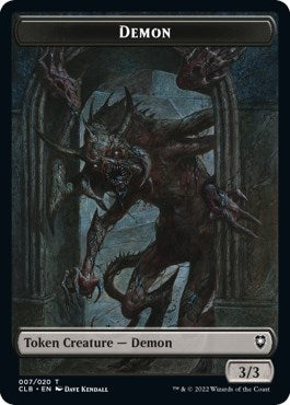 Demon Token (7) (Commander Legends: Battle for Baldur's Gate)
