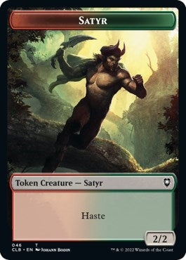 Satyr // Beast Double-Sided Token (46 // 38) (Commander Legends: Battle for Baldur's Gate)