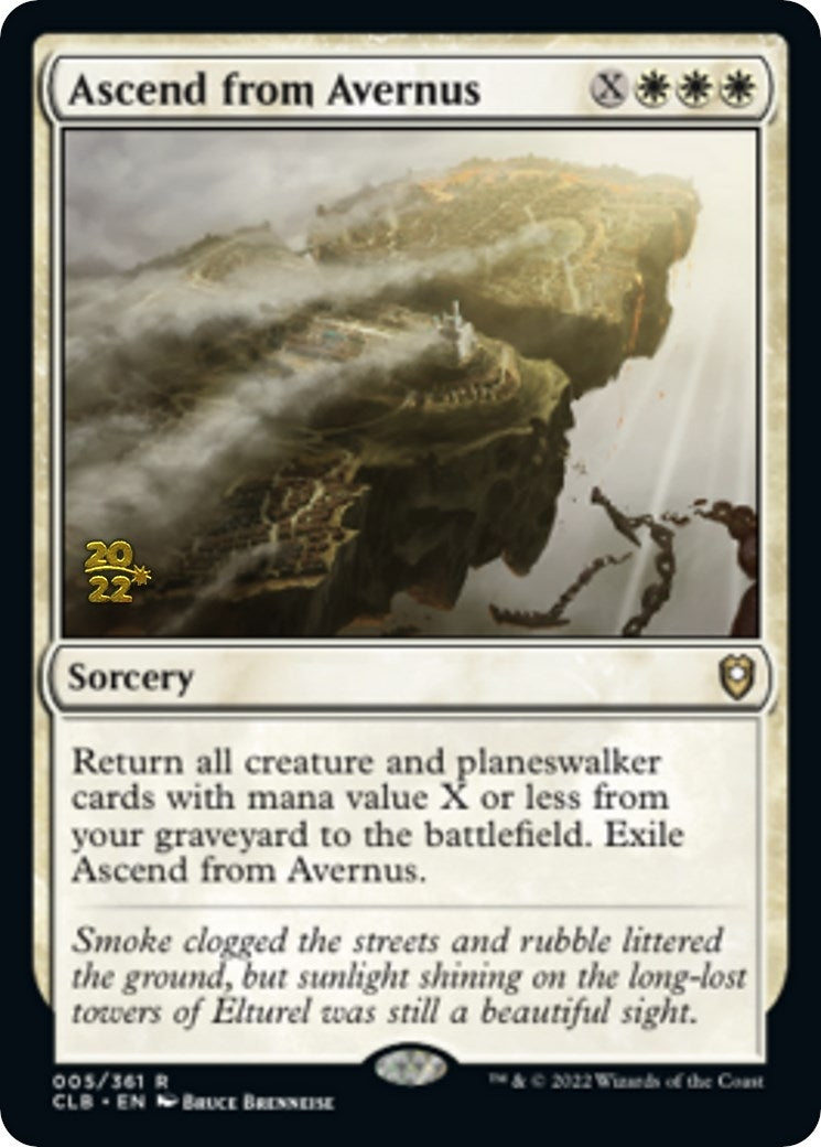 Ascend from Avernus (5) (Prerelease Cards)