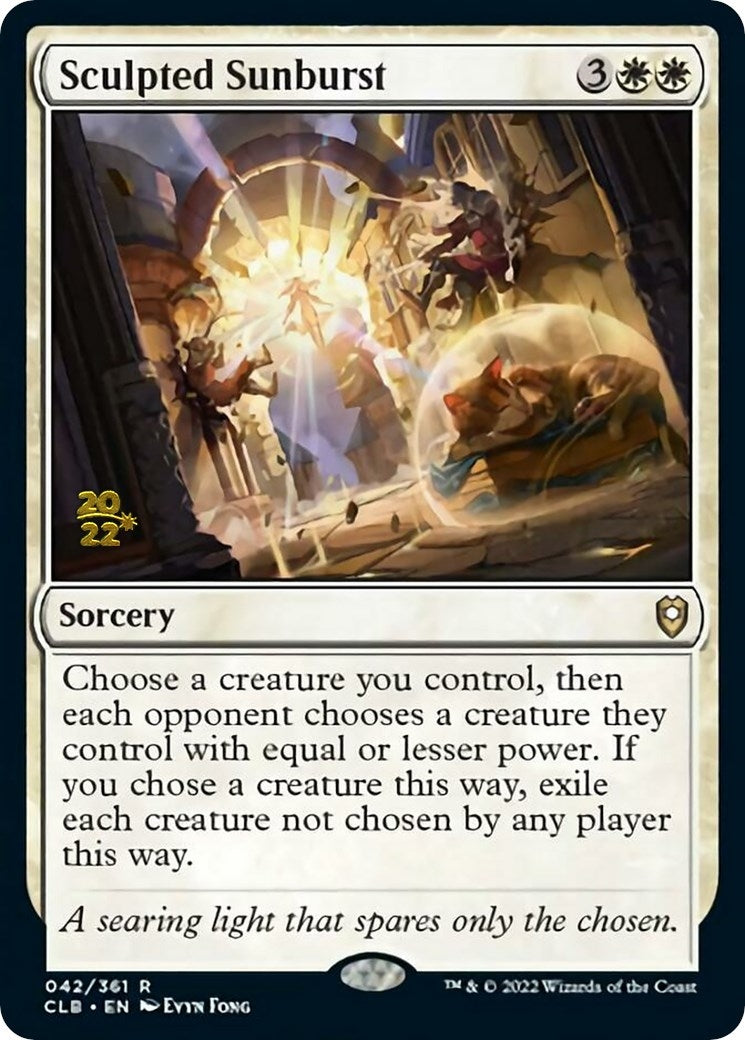 Sculpted Sunburst (42) (Prerelease Cards)