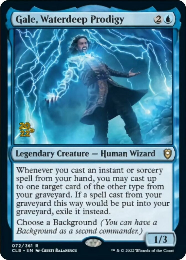 Gale, Waterdeep Prodigy (72) (Prerelease Cards)