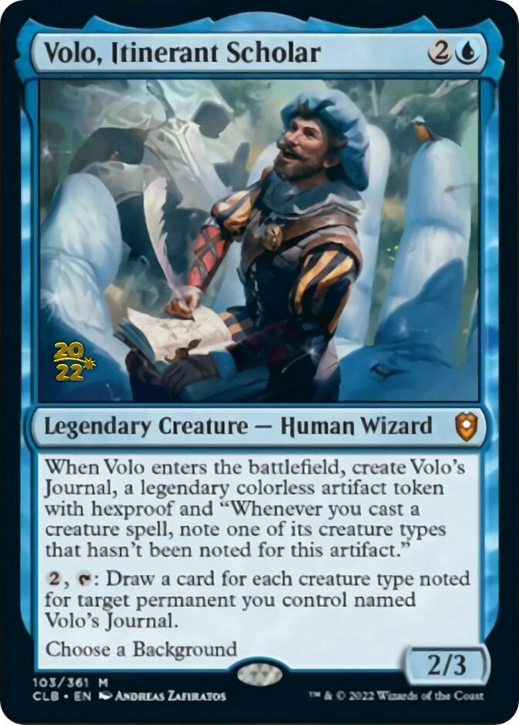Volo, Itinerant Scholar (103) (Prerelease Cards)