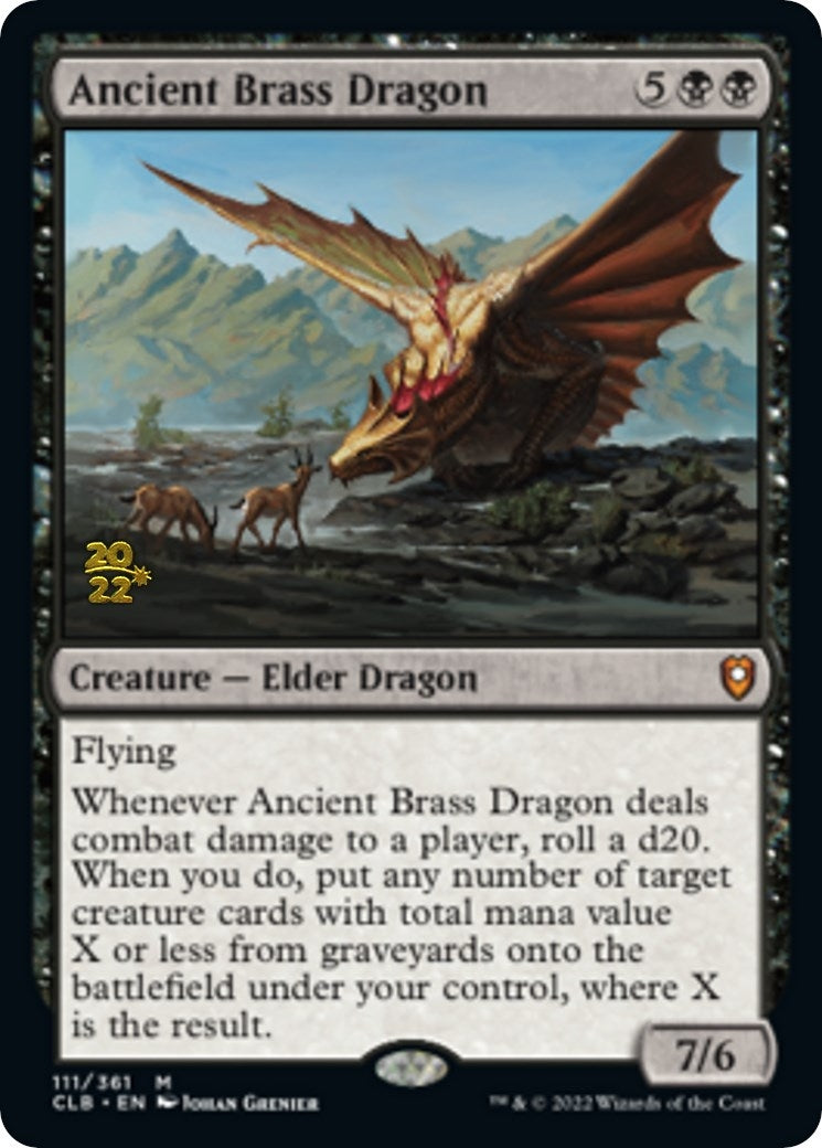 Ancient Brass Dragon (111) (Prerelease Cards)