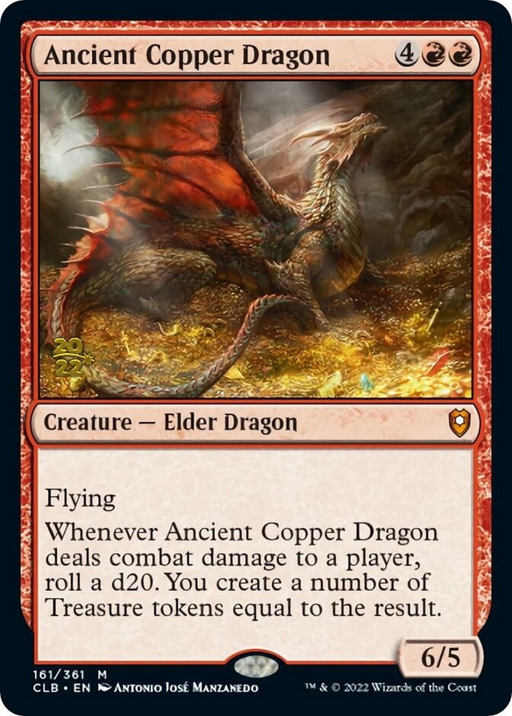 Ancient Copper Dragon (161) (Prerelease Cards)