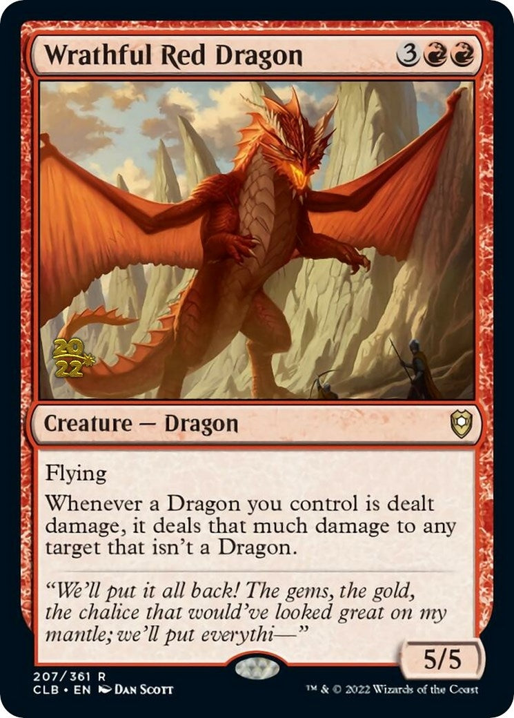 Wrathful Red Dragon (207) (Prerelease Cards)